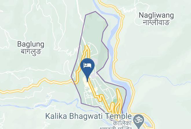 Hotel Peace Palace Baglung Nepal Map