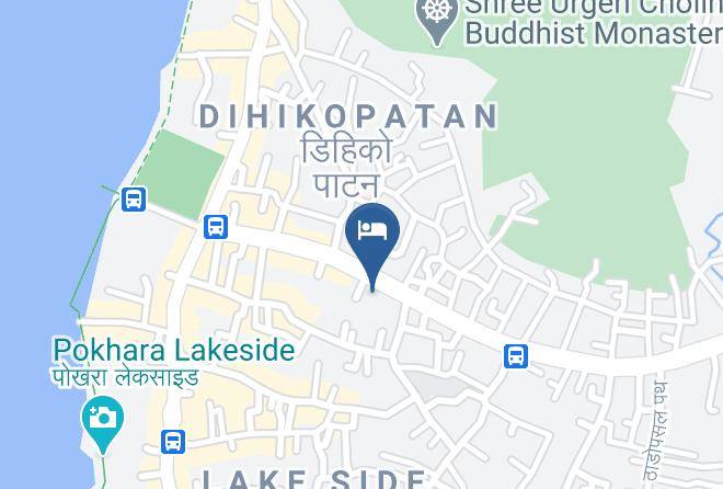 Pokhara - Hotel Peace Pokhara Maps