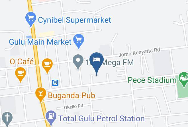 Gulu Municipality - Hotel Pearl Afrique Maps