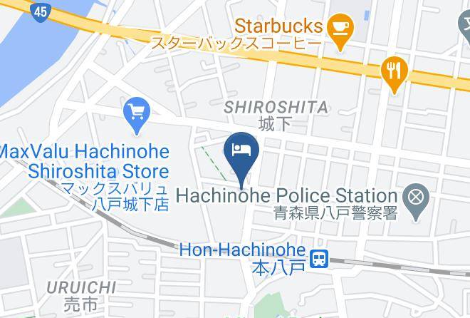 Hotel Pearl City Hachinohe Map