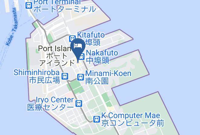 Kobe City Chuo Ward - Hotel Pearl City Kobe Maps
