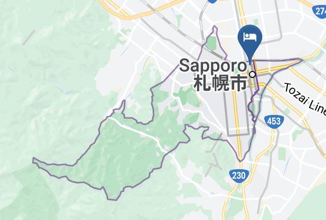 Sapporo City Chuo Ward - Hotel Pearl City Sapporo Maps