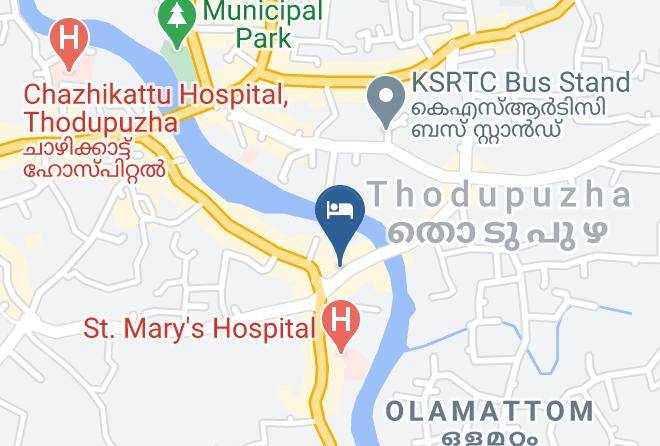 Thodupuzha - Hotel Pearl Royal Maps
