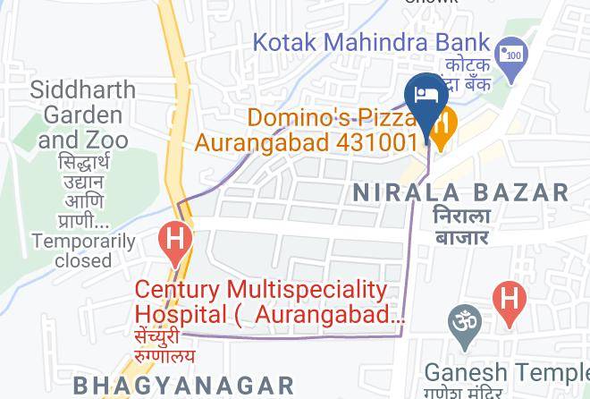 Aurangabad - Hotel Pearls Aurangabad Maps