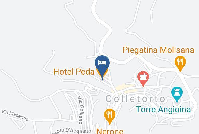 Campobasso - Hotel Peda Maps