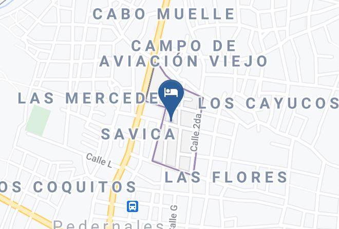 Pedernales - Hotel Restaurante Pizzeria Pedernales Italia Maps