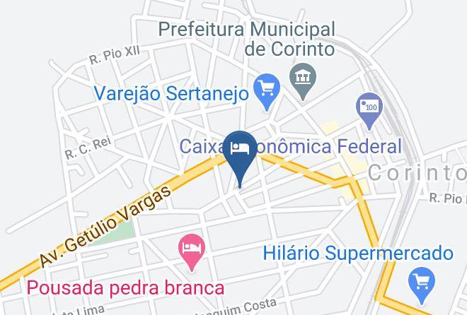 Corinto - Hotel Pedra Branca Maps
