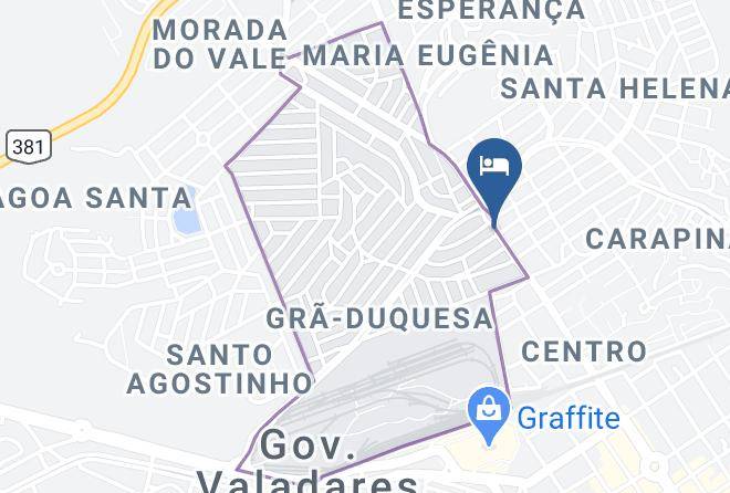 Governador Valadares - Hotel Pedra Negra Maps