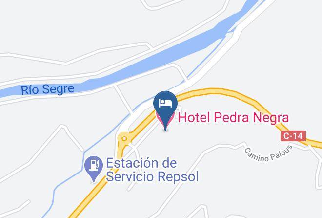 Lleida - Hotel Pedra Negra Maps