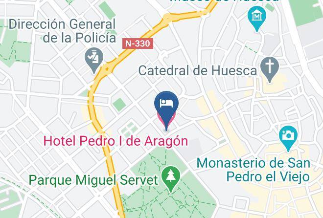 Huesca - Hotel Pedro I De Aragon Maps