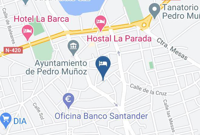 Ciudad Real - Hotel Pedro Munoz Maps