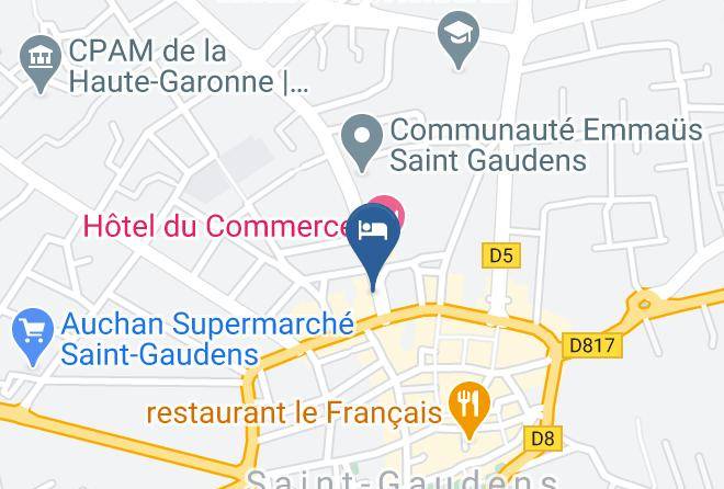 Haute Garonne - Hotel Pedussaut Maps