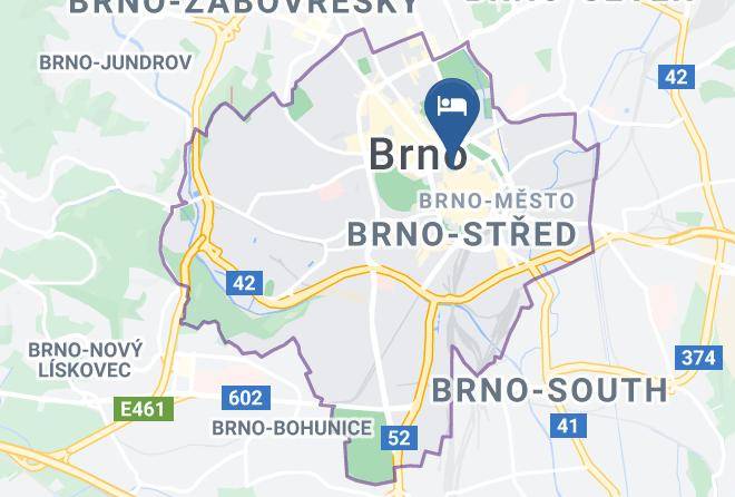 Brno - Hotel Pegas Maps