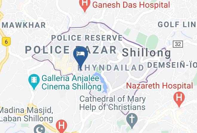 Shillong - Hotel Pegasus Crown Maps