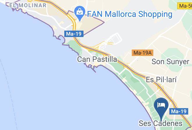 Baleares - Hotel Pegasus Playa Maps