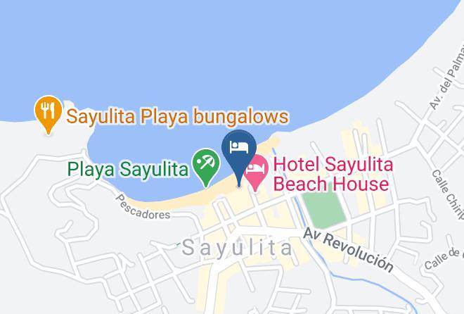 Bahia De Banderas - Hotel Peix Sayulita Maps