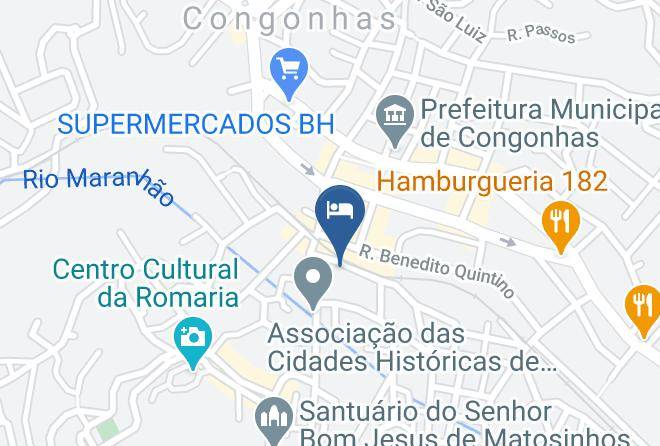 Congonhas - Hotel Peixoto Congonhas Maps