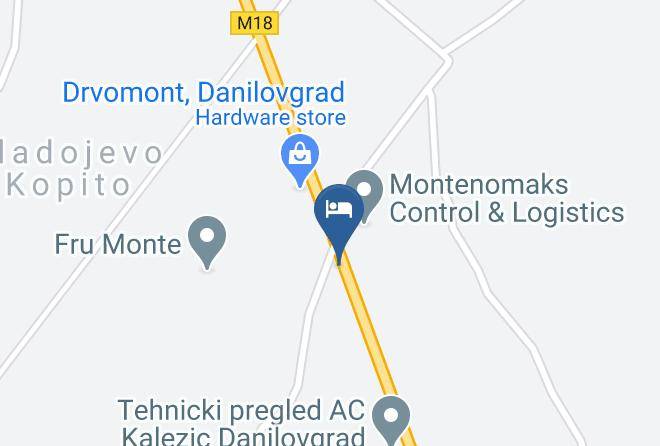 Danilovgrad - Hotel Pejovic Maps