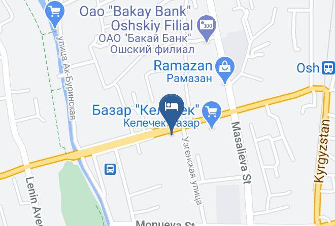 Osh - Hotel Pekin Maps