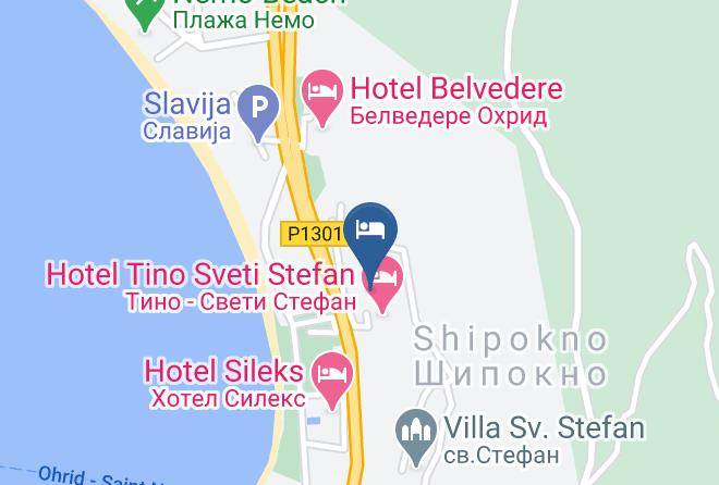 Ohrid - Hotel Pela Maps