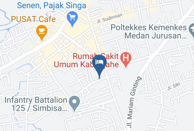 Karo Regency - Hotel Pelawi Maps