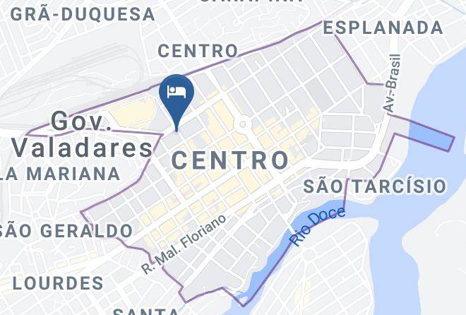 Governador Valadares - Hotel Pelicano Maps