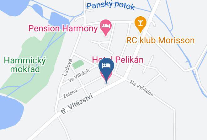 Cheb - Hotel Pelikan Maps