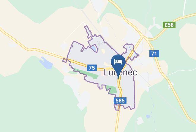 Lucenec - Hotel Pelikan Maps