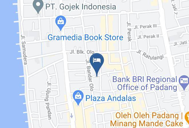 Kota Padang - Hotel Pelita Maps