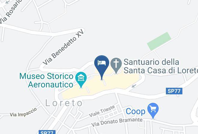 Ancona - Hotel Pellegrino E Pace Loreto Maps