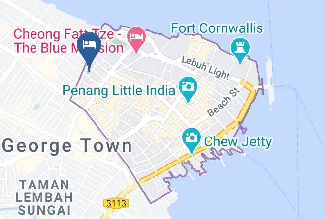 Georgetown - Hotel Penaga Maps