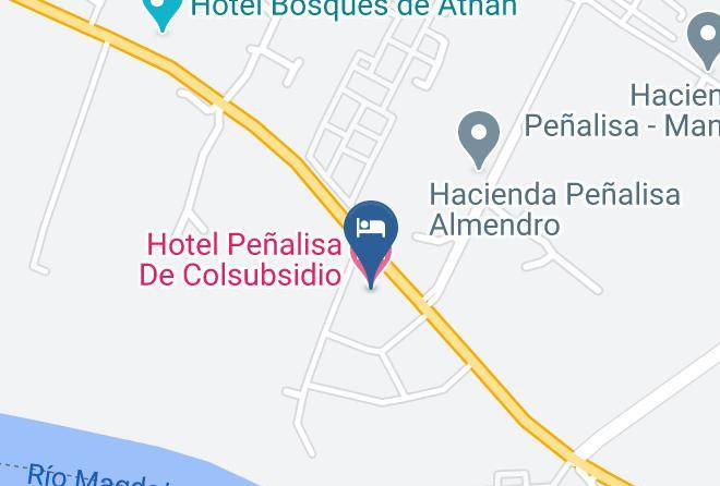 Ricaurte - Hotel Penalisa De Colsubsidio Maps