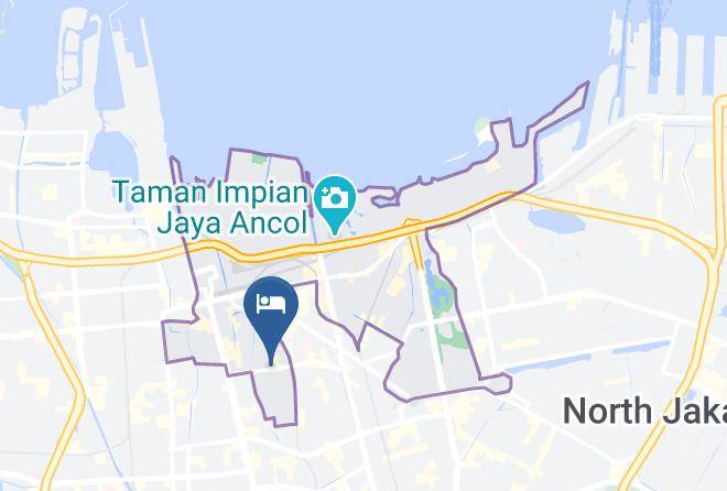 West Jakarta - Hotel Peninsula Mangga Besar Maps