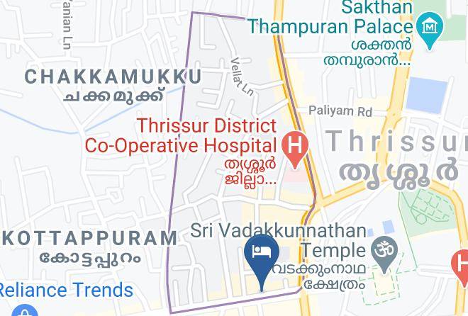 Thrissur - Hotel Peninsula Maps