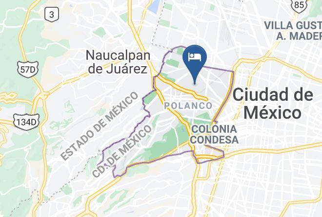Miguel Hidalgo - Hotel Pensil Maps