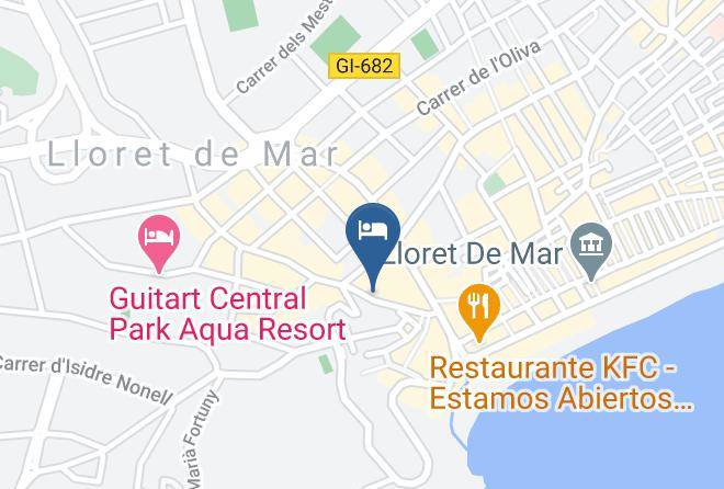 Girona - Hotel Pensio El Moli Maps