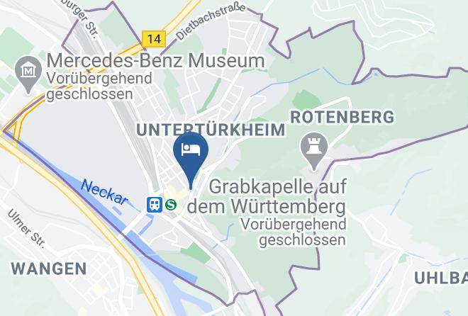 Stuttgart - Hotel Pension Adler Maps