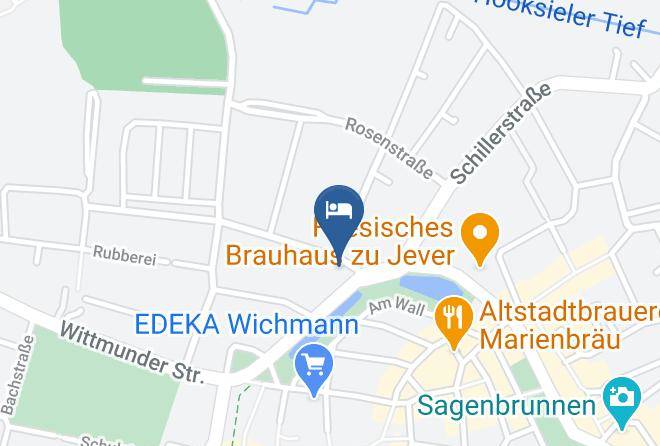 Friesland - Hotel Pension Am Elisabethufer Maps