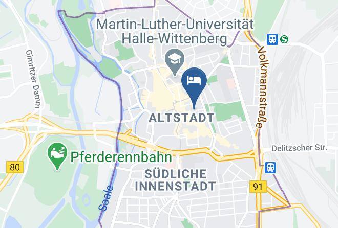 Halle - Hotel Und Pension Am Ratshof Maps