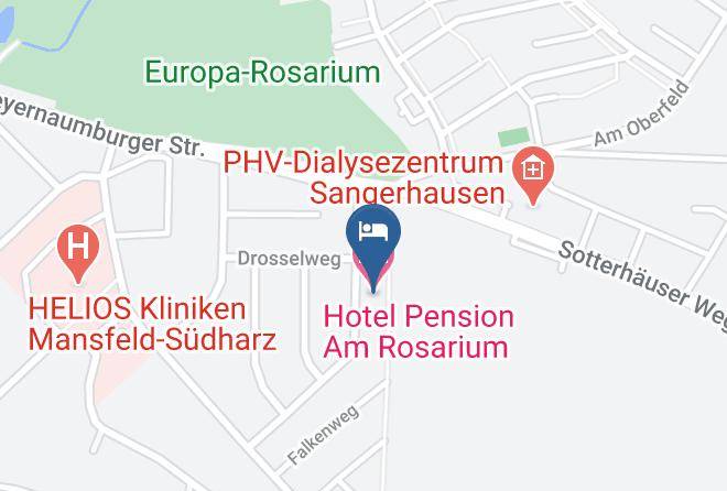Mansfeld Sudharz - Hotel Pension Am Rosarium Maps