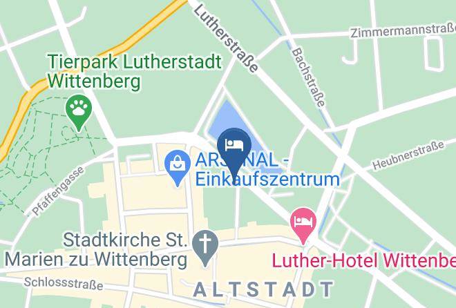 Wittenberg - Hotel Pension Am Schwanenteich Maps