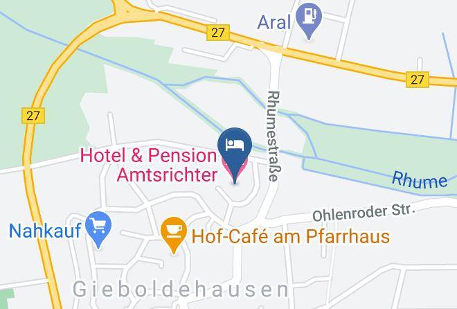 Gottingen - Hotel & Pension Amtsrichter Maps
