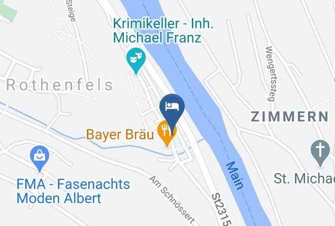 Main Spessart - Hotel Pension Anker Maps