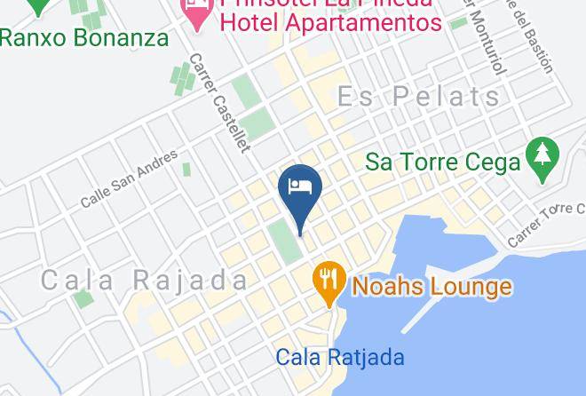 Baleares - Hotel Pension Baleares Maps