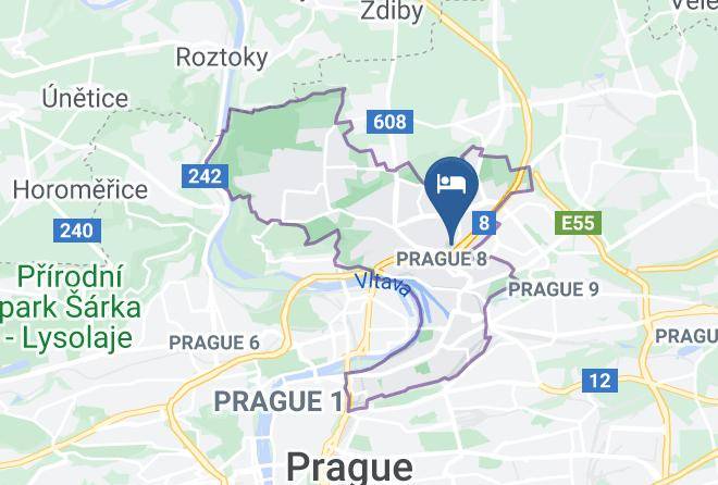 Prague - Hotel Pension Berg Maps