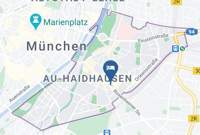 Munich District - Hotel Pension Christl Maps