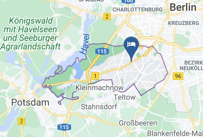 Stadt Berlin - Hotel Pension Dahlem Maps