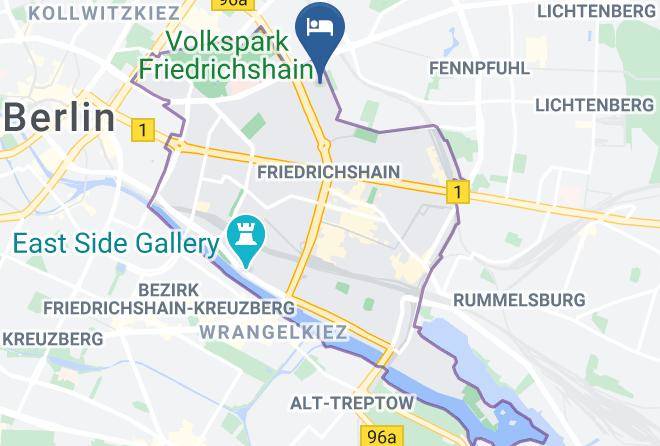 Stadt Berlin - Hotel Pension Eberty Maps