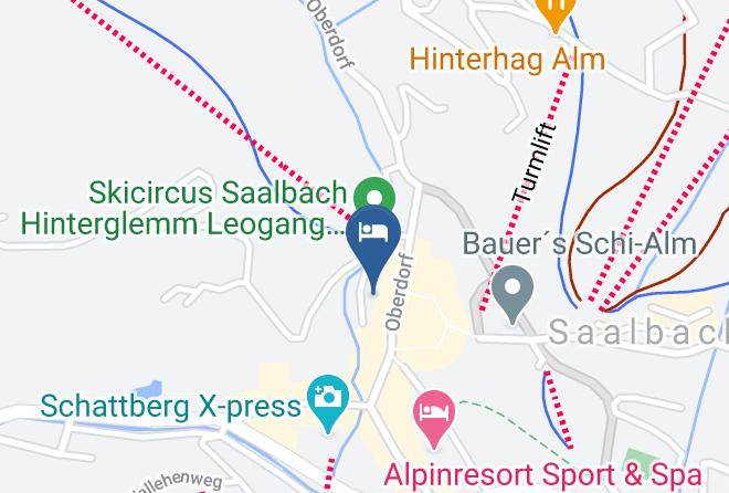 Zell Am See - Hotel Pension Eder Maps