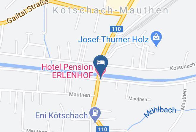 Hermagor - Hotel Pension Erlenhof Maps
